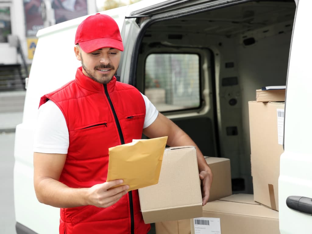 Kurierdienst auf Vertragsbasis