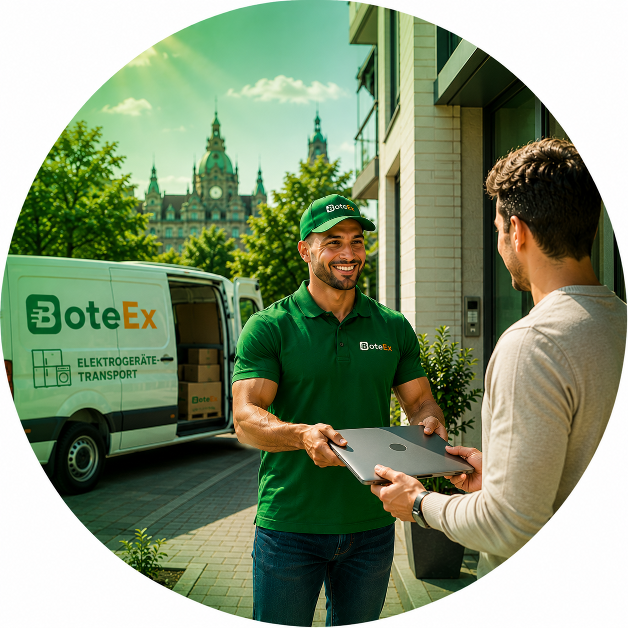 Elektrogeräte-Transport